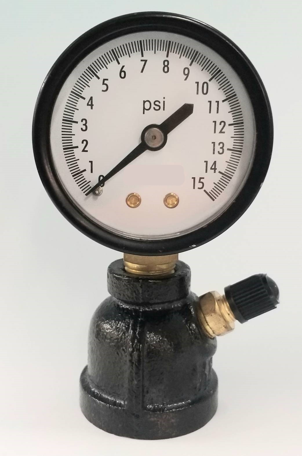 Gas test gauge with black 34